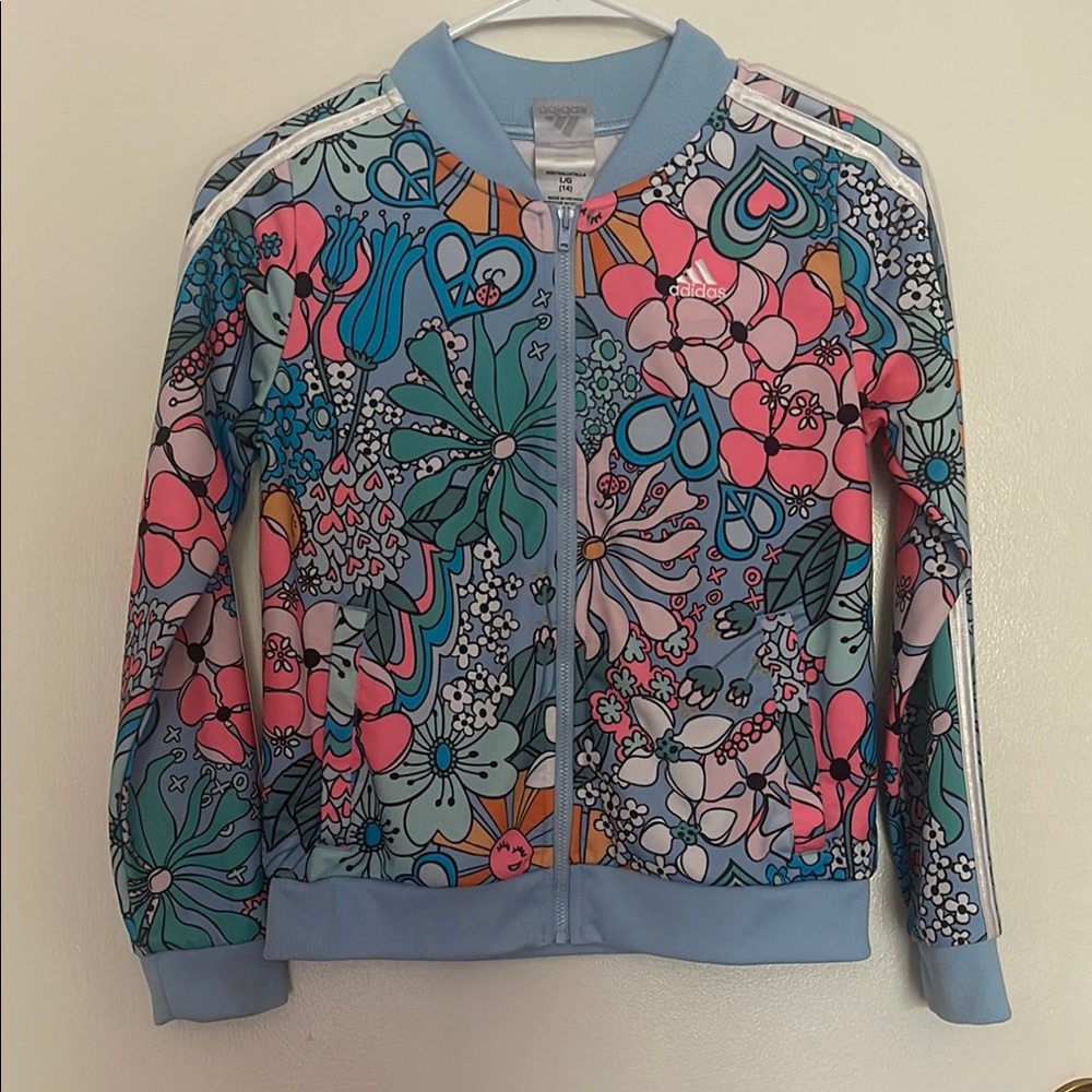 Adidas Vibrant Floral Track Jacket